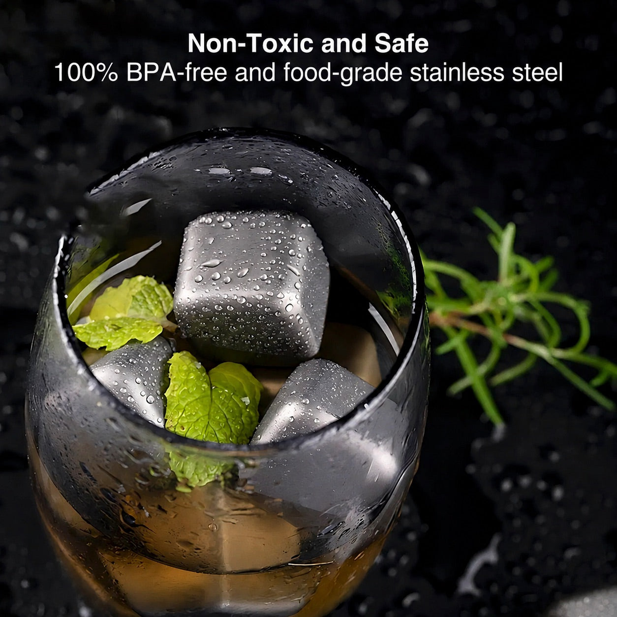 Stainless Steel Ice Cubes