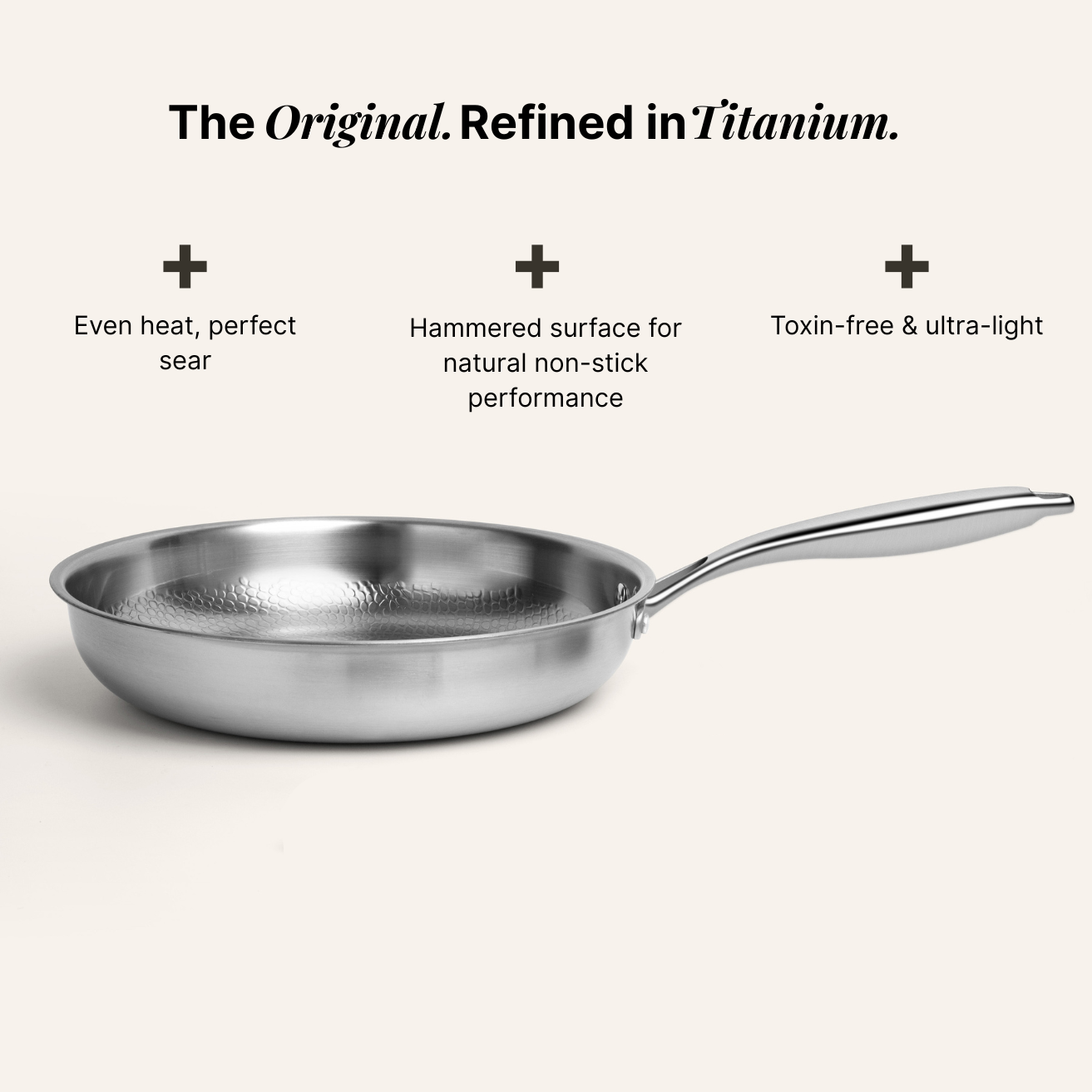 Titanium Hammered Pan Pro Kit